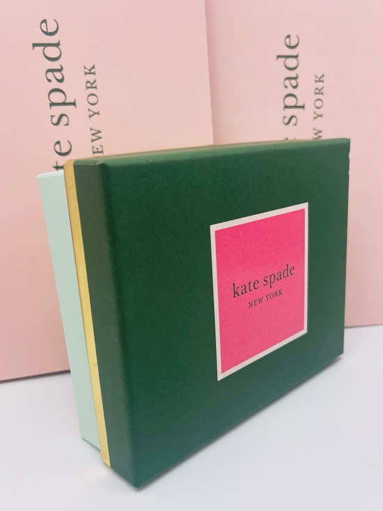 kate spade Other - Kate Spade New York Empty Gift Box Green Pink Logo Box” Packaging
New